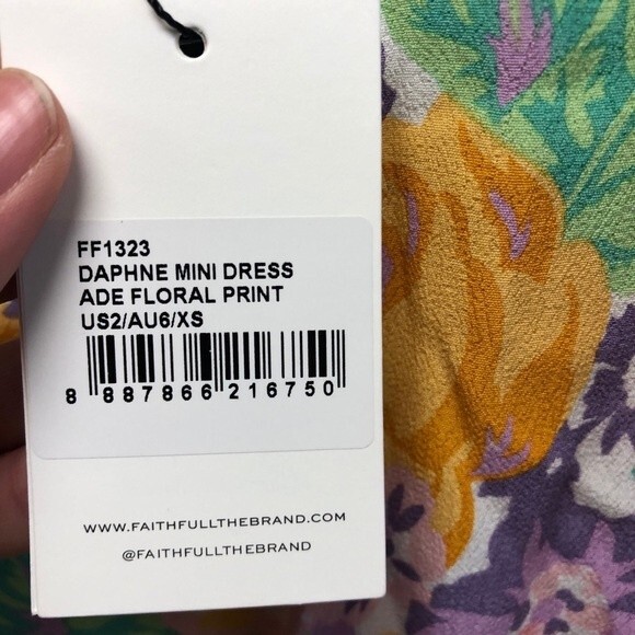 Faithfull the Brand Daphne Floral Mini Dress - Picture 5 of 7